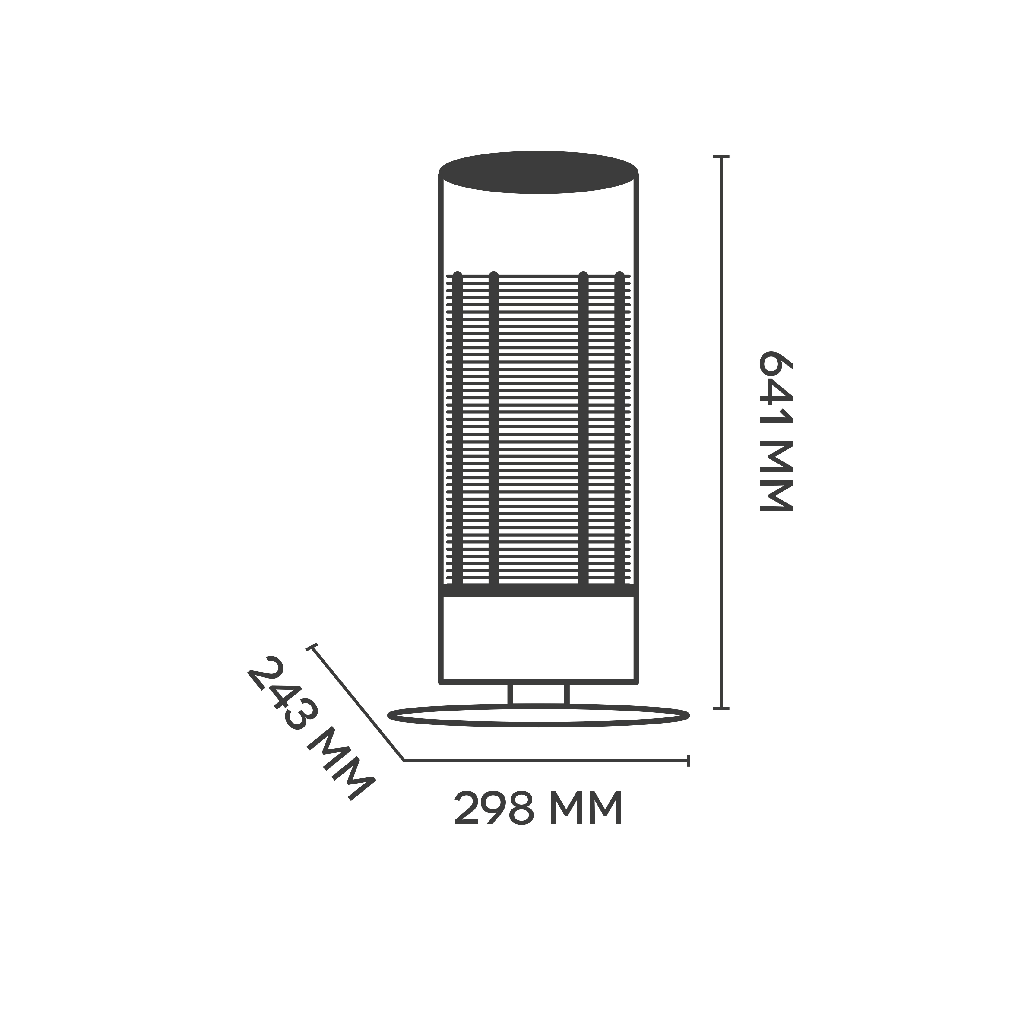 Argoclima Loxo Keramische Verwarming